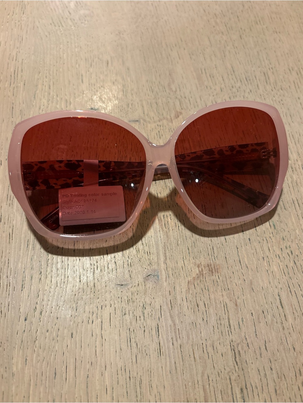 Stylish Women's Pink Oversized Sunglasses - Aurora Optic